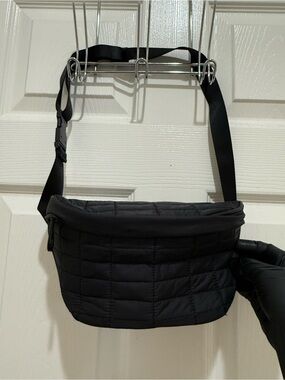 Michael Kors Black Quilted Nylon Belt Bag / Fanny Pack Crossbody NWOT